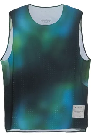 Y-3 Top de running estampado