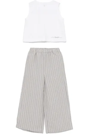 Il gufo Set de pantalones a rayas