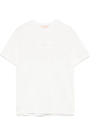 Elisabetta Franchi Camiseta con logo bordado