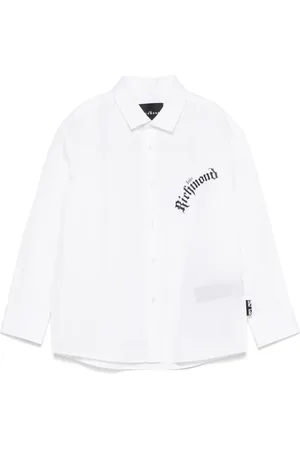 John Richmond Camisa con logo estampado
