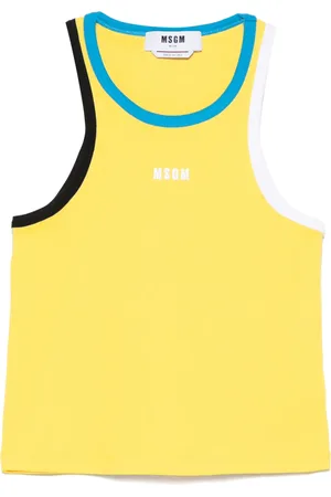 Msgm Top con ribete en contraste