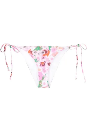 Ganni Bragas de bikini con motivo floral