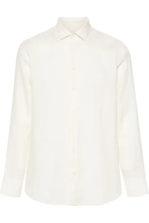 LARDINI Camisa de manga larga de lino