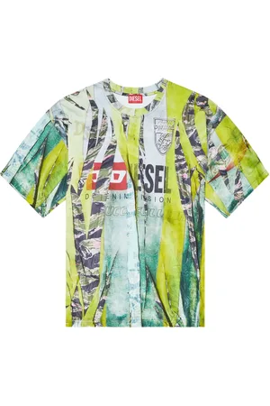 Diesel Camiseta con efecto lavado