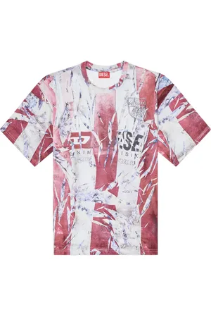 Diesel Camiseta con efecto lavado