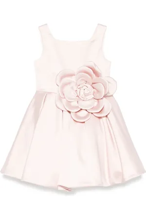 COLORICHIARI Vestido con apliques florales