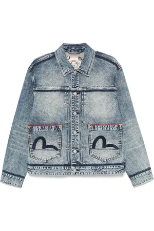 Evisu Chaqueta Seagull Appliqué Embroidery