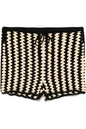 By Malene Birger Shorts con diseño de ganchillo