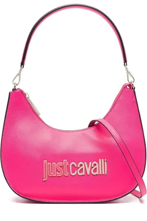 Roberto Cavalli Bolso shopper con placa del logo