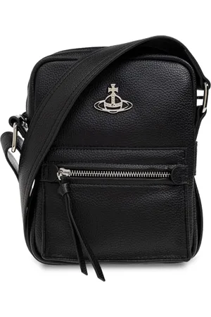 Vivienne Westwood Bolso messenger con placa del logo