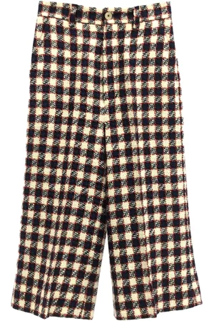 Gucci Pantalones a cuadros gingham 2010