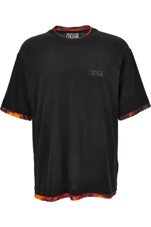 VERSACE Camiseta con ribete en contraste