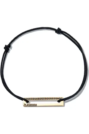 Le Gramme Pulsera en oro amarillo de 18kt con diamantes