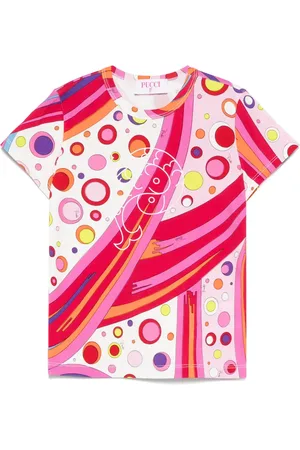 PUCCI Junior Camiseta con estampado Fontane