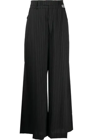 Vetements Pantalones anchos a rayas diplomáticas