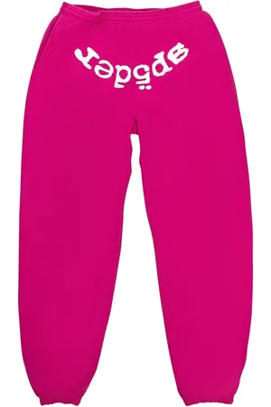 Sp5der Pantalones de chándal OG Web V2 Pink
