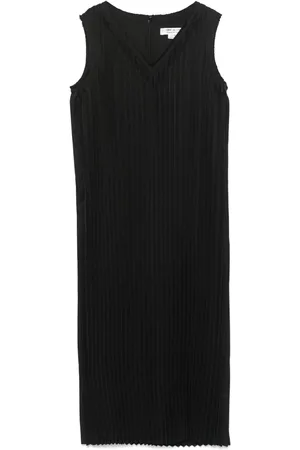 Comme des Garçons Vestido midi plisado