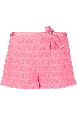 VERSACE Pantalones cortos Allover con lazo