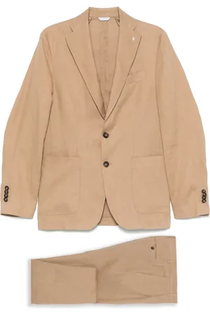 Manuel Ritz Traje de lino con botones