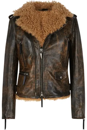 Giuseppe Zanotti Chaqueta Amelia con forro de pelo