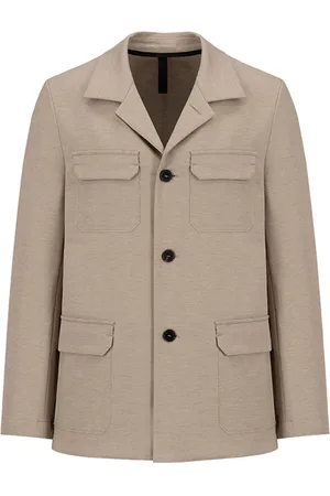 Harris Wharf London Blazer con bolsillos de parche