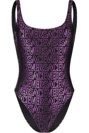 VERSACE Bañador con logo estampado