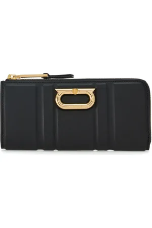 Salvatore Ferragamo Cartera Gancini con placa del logo