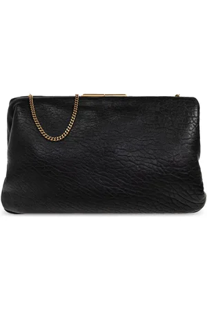 Saint Laurent Bolso de mano con logo grabado