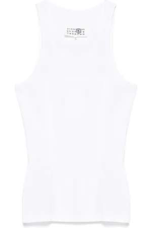 Maison Margiela Camiseta de tirantes de algodón