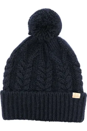 Woolrich Gorro con parche del logo