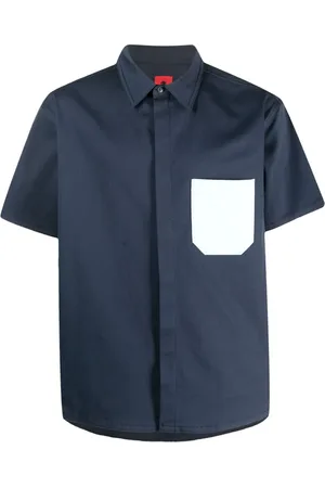 FERRARI Camisa con bolsillo en contraste