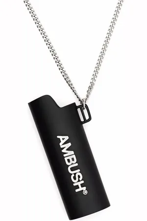 AMBUSH Collar con colgante de funda de mechero