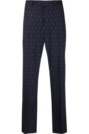 Gucci Pantalones rectos con motivo Horsebit