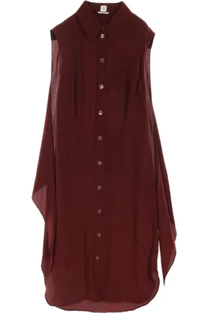 Hermès Vestido camisero de seda 2010