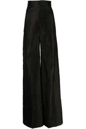 Rick Owens Pantalones anchos de talle alto