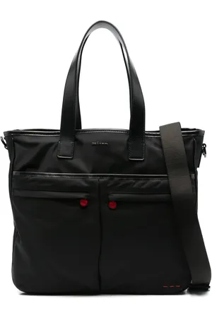 Kiton Bolso shopper con placa del logo