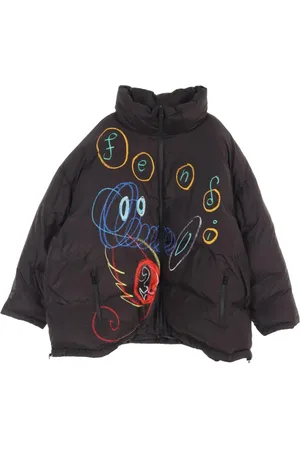 Fendi Chaqueta con logo estampado 2010