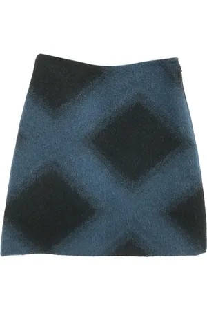 Fendi Minifalda con motivo de rombos 2000