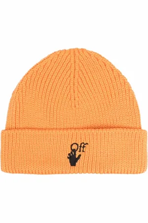 OFF-WHITE Gorro Hand Off de canalé