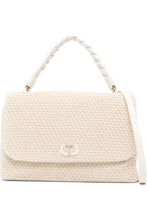 Twin-Set Bolso shopper con efecto de malla