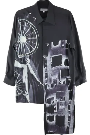YOHJI YAMAMOTO Sobrecamisa con estampado gráfico