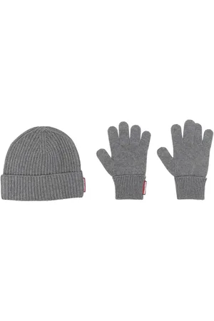 Dsquared2 Conjunto de gorro y guantes de punto