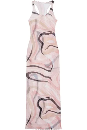 Puccini Vestido con estampado Marmo