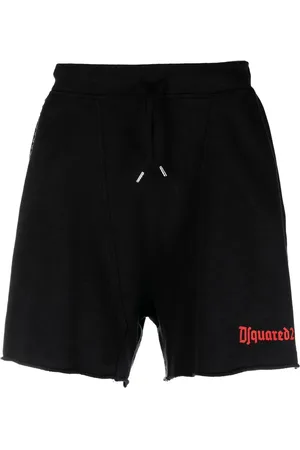 Dsquared2 Pantalones cortos de chándal con logo estampado