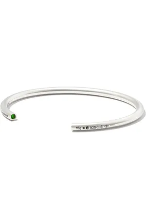 Le Gramme Brazalete en plata de ley de 15g con tsavorita