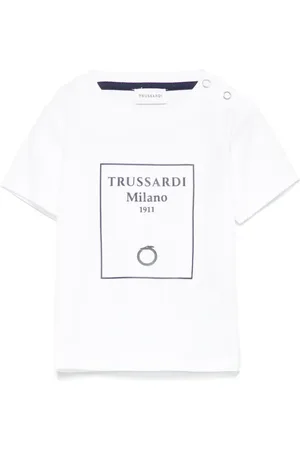 Trussardi Camiseta con logo estampado