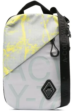 A-cold-wall* Bolso messenger con parche del logo