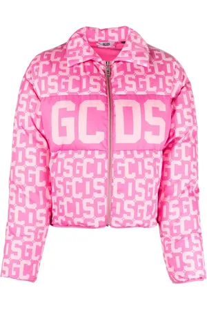 GCDS Plumífero con logo estampado