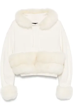 LOULOU Sudadera de piel artificial con capucha