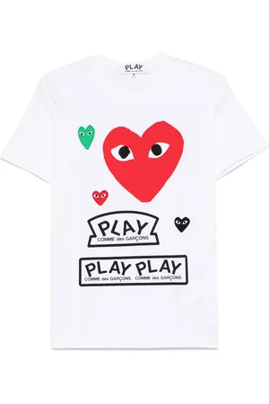 Comme des Garçons Camiseta con parche de corazón